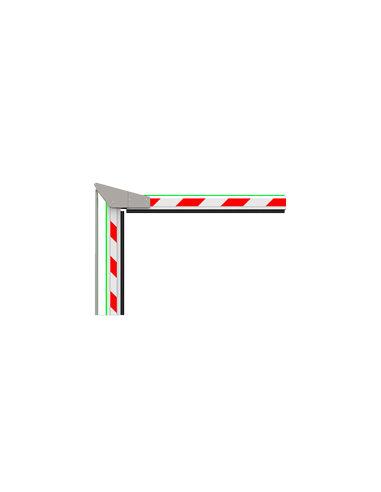 Brazo de barrera para parking
Compatible con ZK-PROBG3130x
Brazo acodado en 90º de 3 m
Fabricado en aluminio
LEDs de estado