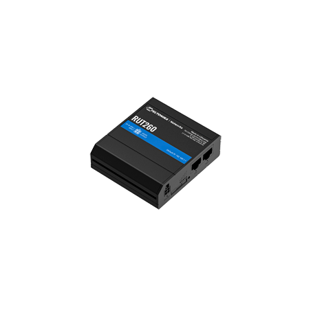Router Industrial 4G Teltonika | LTE Cat 6 (300 Mbps), 2 Puertos RJ45 Fast Ethernet, E/S Digital, Wi-Fi 2.4GHz, Carcasa de Alumi