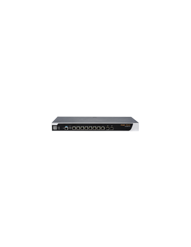 Ruijie Router Cloud | 8 Puertos GE + 1 SFP 1G + 1 SFP+ 10G | Hasta 9 WAN | Firewall | 2500 Mbps | Recomendado para 2000 Usuarios