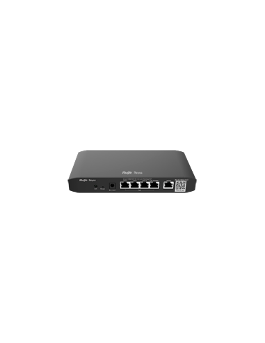 Reyee Router PoE Cloud | 4 Puertos PoE+ GE + 2 RJ45 GE | Hasta 2 WAN | 600 Mbps | VPN IPSec, L2TP, PPTP, OpenVPN