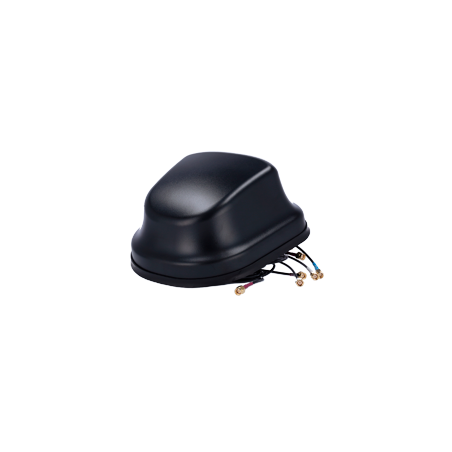 Teltonika Antena 5G Combo LTE/Wi-Fi/GNSS | Montaje en Techo de Vehículo | SMA | IP67 | Cables LMR100 de 3m