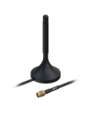 Teltonika Antena Magnética WiFi | 2400-2500 MHz | RP-SMA Macho | 50 Ohm | Cable RG174 de 3m