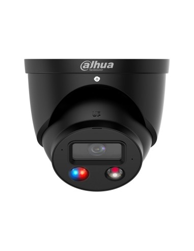 📌 Cámara Domo IP Dahua WizSense 8MP Negra | IA Avanzada | Visión Nocturna en Color | PoE