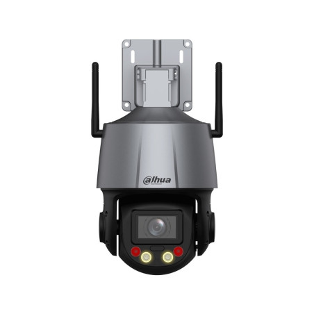 Domo PTZ WiFi Dahua WizSense con Disuasión Activa | 4MP, Zoom 5X, IR 50m, Luz Blanca 30m | Detección Perimetral, SMD | IP66