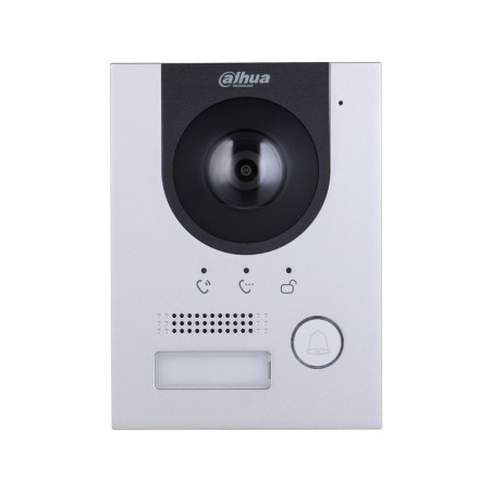 Station extérieure pour interphone vidéo IP 2 fils/RJ45 PoE avec caméra 2MP IP65 IK07 168,6º