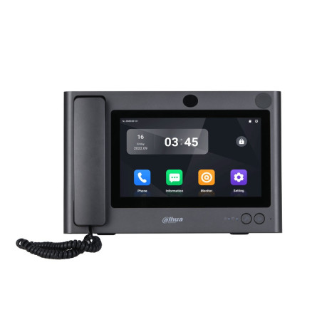 Station maître IP pour interphones vidéo avec écran tactile de 10 pouces