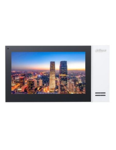Monitor Interior 7" de Superficie para Videoportero IP PoE SD 6E 1S Alarma Blanco