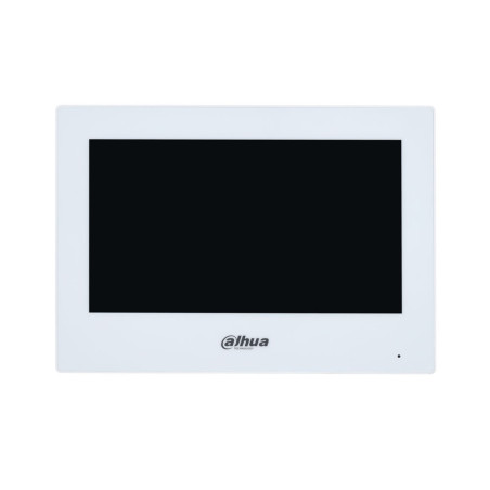 Monitor Interior 7" de Superficie para Videoportero IP WiFi PoE 6E 1S Alarma Blanco