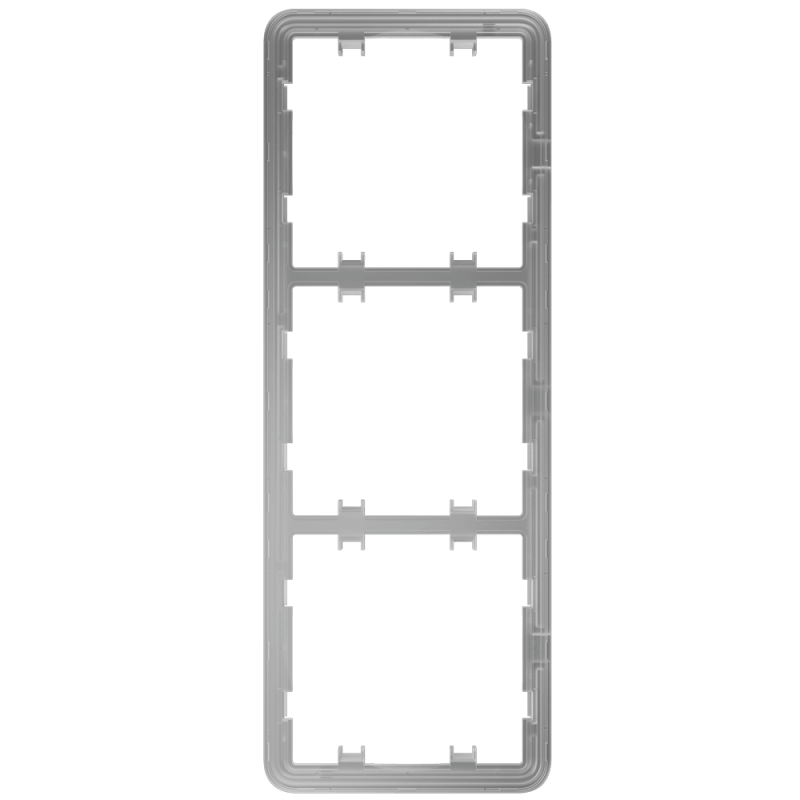 Cadre vertical pour trois appareils