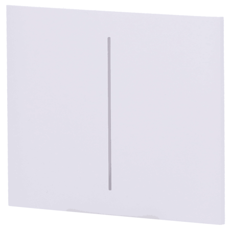 Panneau tactile pour interrupteur double vertical