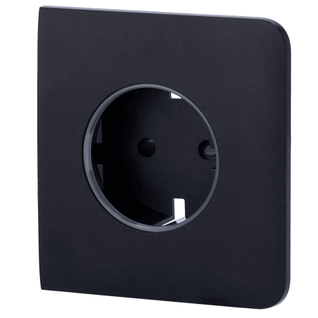 Cache latéral pour prise intelligente de type F