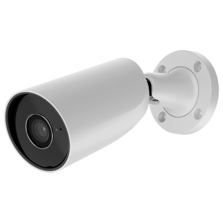 Cámara Bullet Ajax 5 MP | PoE, IA, IR 50 m, MicroSD, Blanco, 2.8 mm
