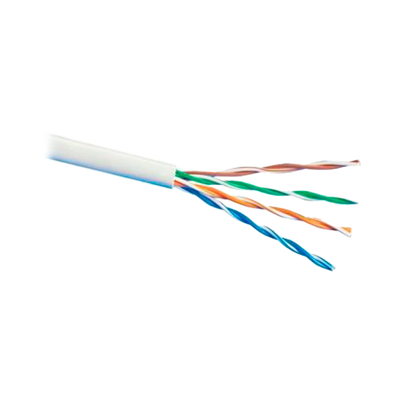 Cable UTP Safire Categoría 6 pureza 99.9% cobre exterior blanco