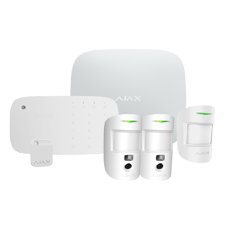 Kit de alarma profesional Grado 2 Ethernet y dual SIM GPRS