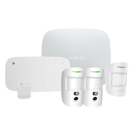 Kit de alarma profesional Grado 2 Ethernet y dual SIM GPRS