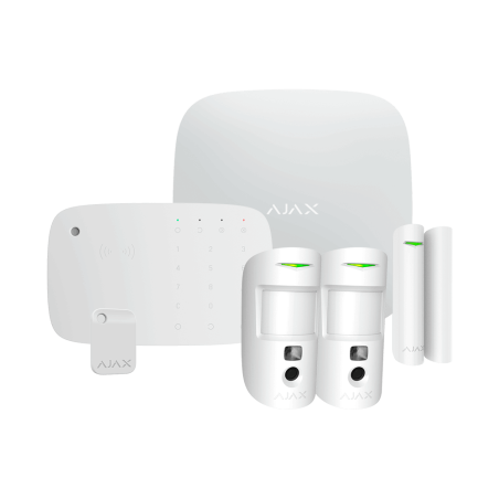 Kit de alarma profesional Grado 2 Ethernet y dual SIM GPRS