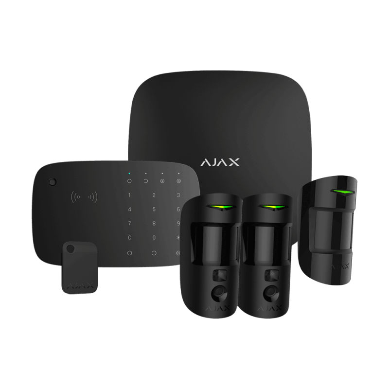 Kit de alarma profesional Grado 2 Ethernet y dual SIM GPRS
