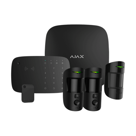 Kit d'alarme professionnel de niveau 2 avec Ethernet et double carte SIM GPRS