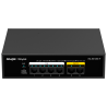 Switch PoE de bureau Reyee, boîtier métallique, 6 ports