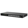 Switch PoE de bureau Reyee | 24 ports Fast Ethernet PoE+ (370 W) + 1 port RJ45 Uplink + 1 port combo SFP | Isolation des ports |