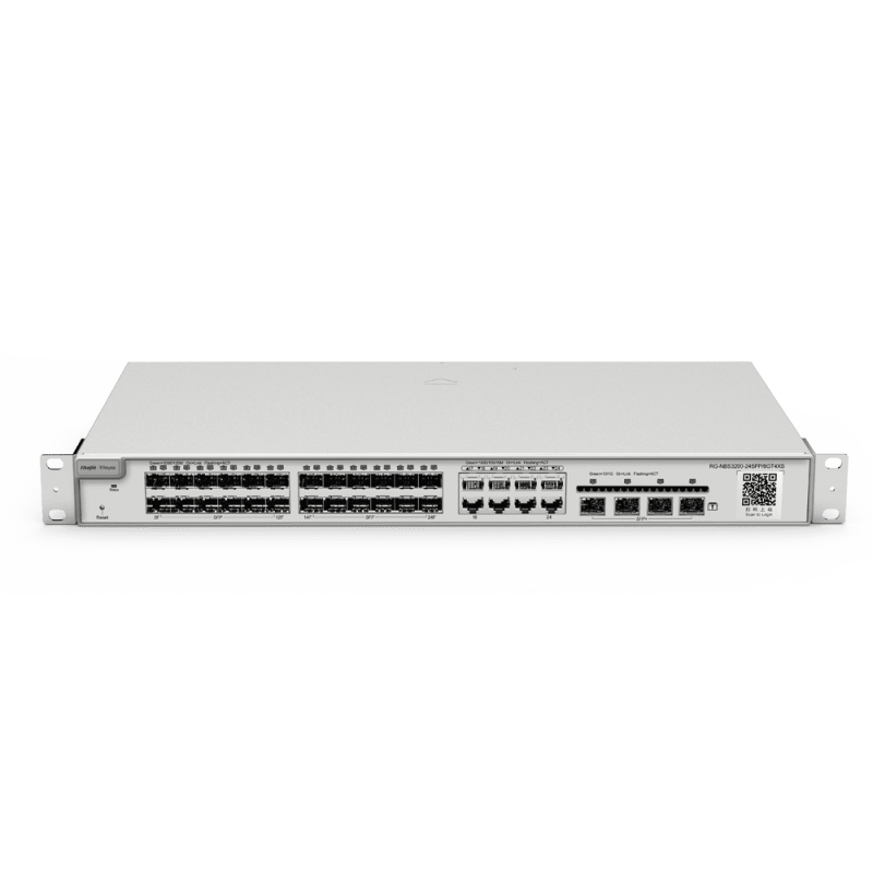 Reyee Switch Cloud Gestionable L2+ | 24 Puertos SFP + 8 Combo RJ45/SFP + 4 SFP+ 10G | VLAN, Port Isolation, STP/RSTP, ACL, QoS,