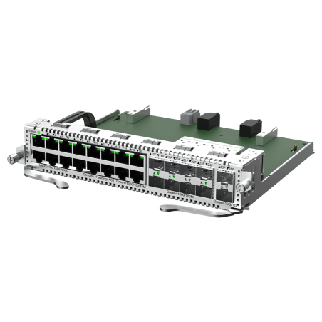 Carte d'interface Reyee pour commutateur modulaire | Compatible avec RG-NBS6000 | 16 ports RJ45 GE + 8 ports SFP Gigabit + 2 por