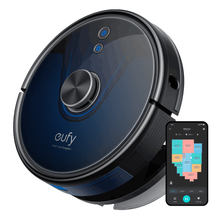 Aspirateur robot Eufy by Anker 2 en 1 | 3200 Pa avec laser iPath