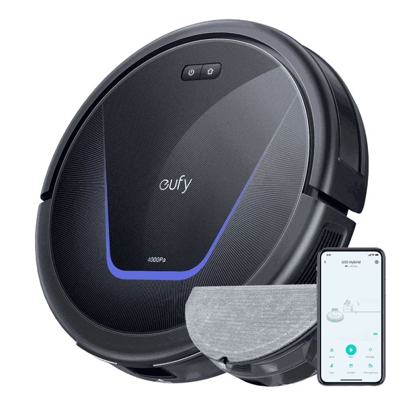 Aspirateur robot Eufy by Anker 2 en 1 | 4000 Pa et BoostIQ™