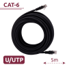 Cable UTP Cat 6 RJ45 – 5 m – Color Negro
