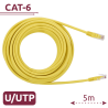 Câble UTP Cat 6 RJ45 – 5 m – Jaune