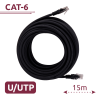 Cable UTP Cat 6 RJ45 – 15 m – Color Negro