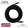 Cable UTP Cat 6 RJ45 – 20 m – Color Negro