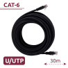 Câble UTP Cat 6 RJ45 – 30 m – Noir