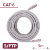 Cable SFTP Cat 6A RJ45 – 5 m – Color Blanco