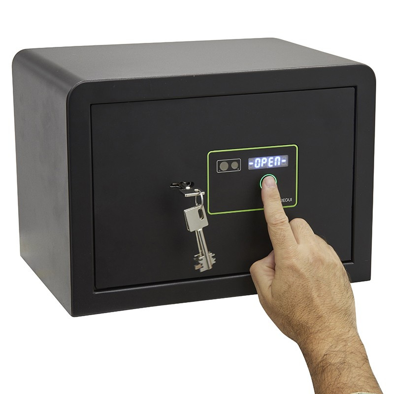 Coffre-fort compact en acier avec LED et verrous anti-sciage | ShopSegurprex