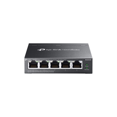 Switch Easy Managed 4 PoE+ | Red Gigabit Compacta