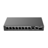 Switch cloud PoE administrable à 8 ports avec alimentation PoE, 2 ports de liaison montante RJ45 et 1 port combo SFP

Débits des