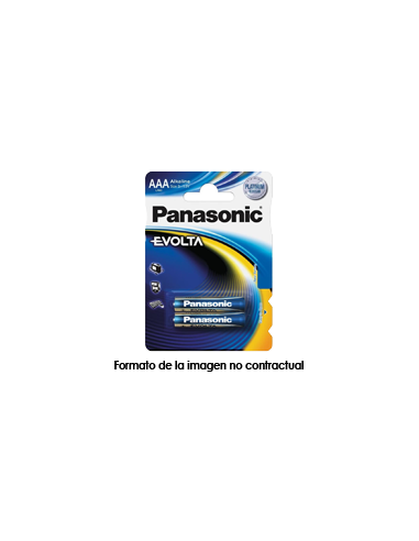 2 piles alcalines AAA de 1,5 V