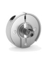 Adaptador Europeo Plata para conectar cerradura electrónica Tedee PRO.